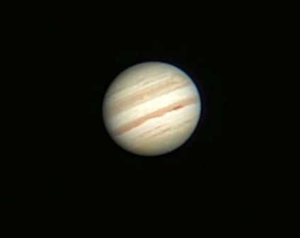 Jupiter is the fifth and largest planet in our solar system. It is a gas giant which is primarily composed of hydrogen and helium (very similar to our sun). Jupiter may also have a rocky core of heavier elements.