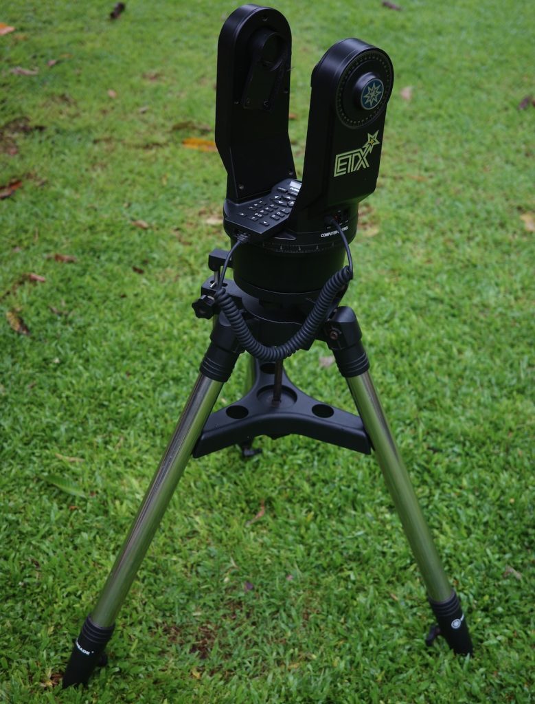 Mount on the tripod