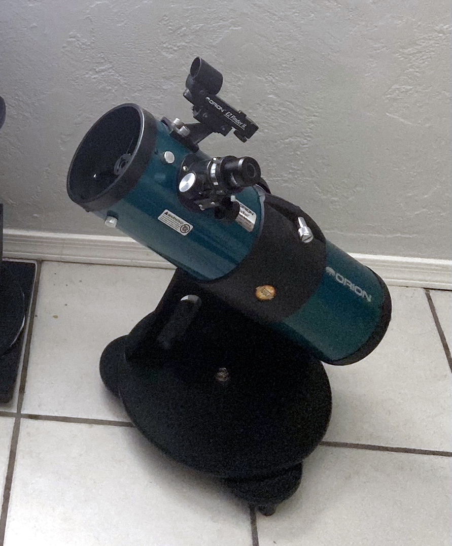 Orion StarBlast 4.5 Astro tabletop dobsonian telescope