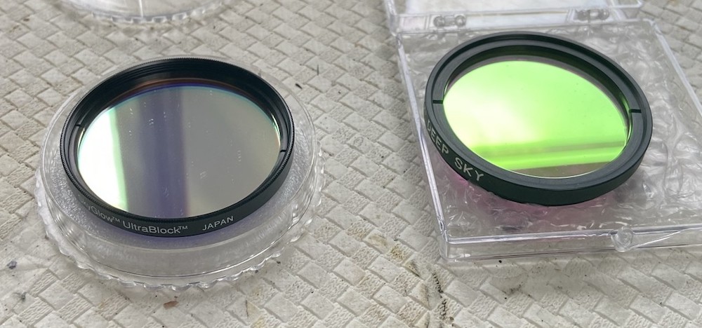 2" nebula filters - Orion UltraBlock and a Lumicon