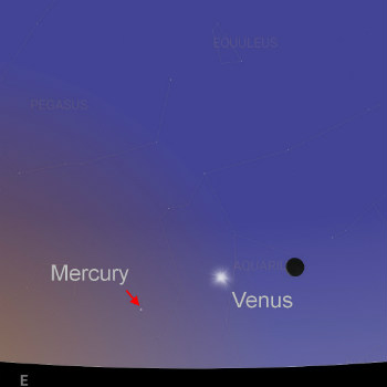 April 1st, pre-dawn sky.