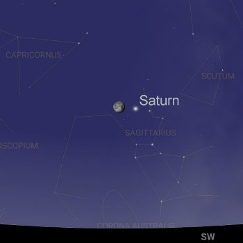 June 19th, pre-dawn sky.