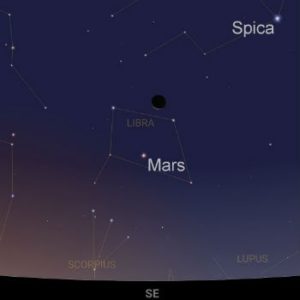 December 22nd, pre-dawn sky.