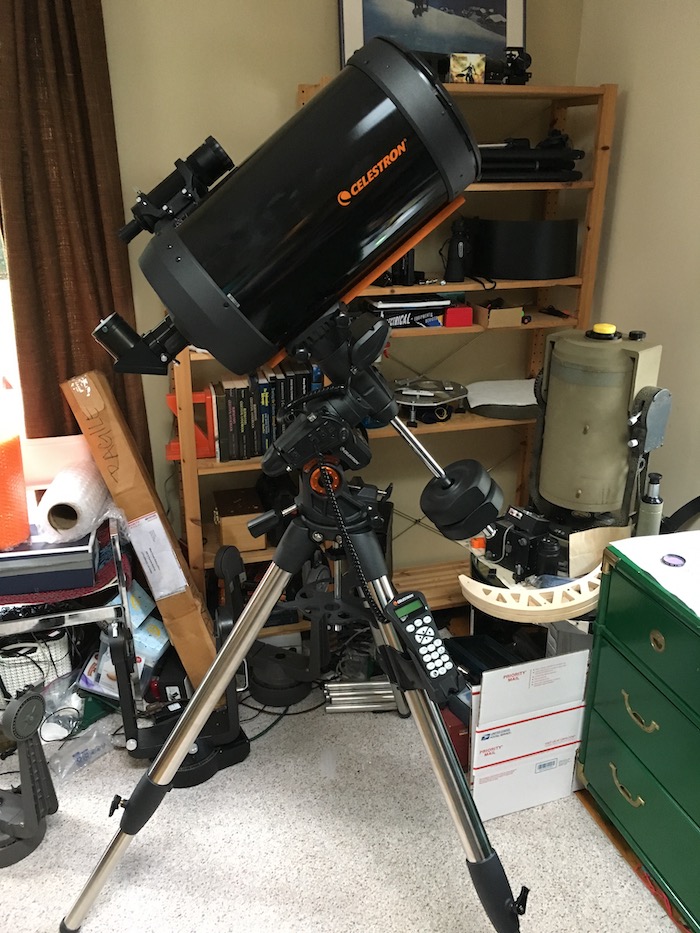 Celestron Advanced VX 9.25" SCT mount and optical tube on my room