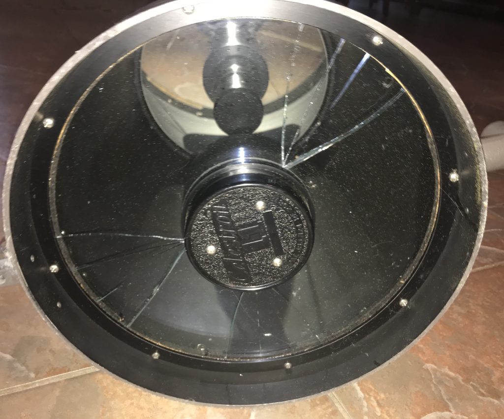 a cracked SCT corrector