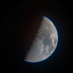 chromatic aberration on a moon picture