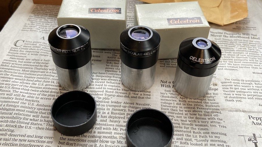 Kellner eyepieces